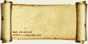 Hana Šerbedžija vizit kartica